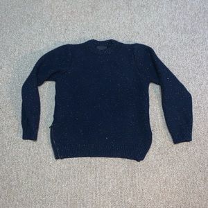 Dark blue wool sweater